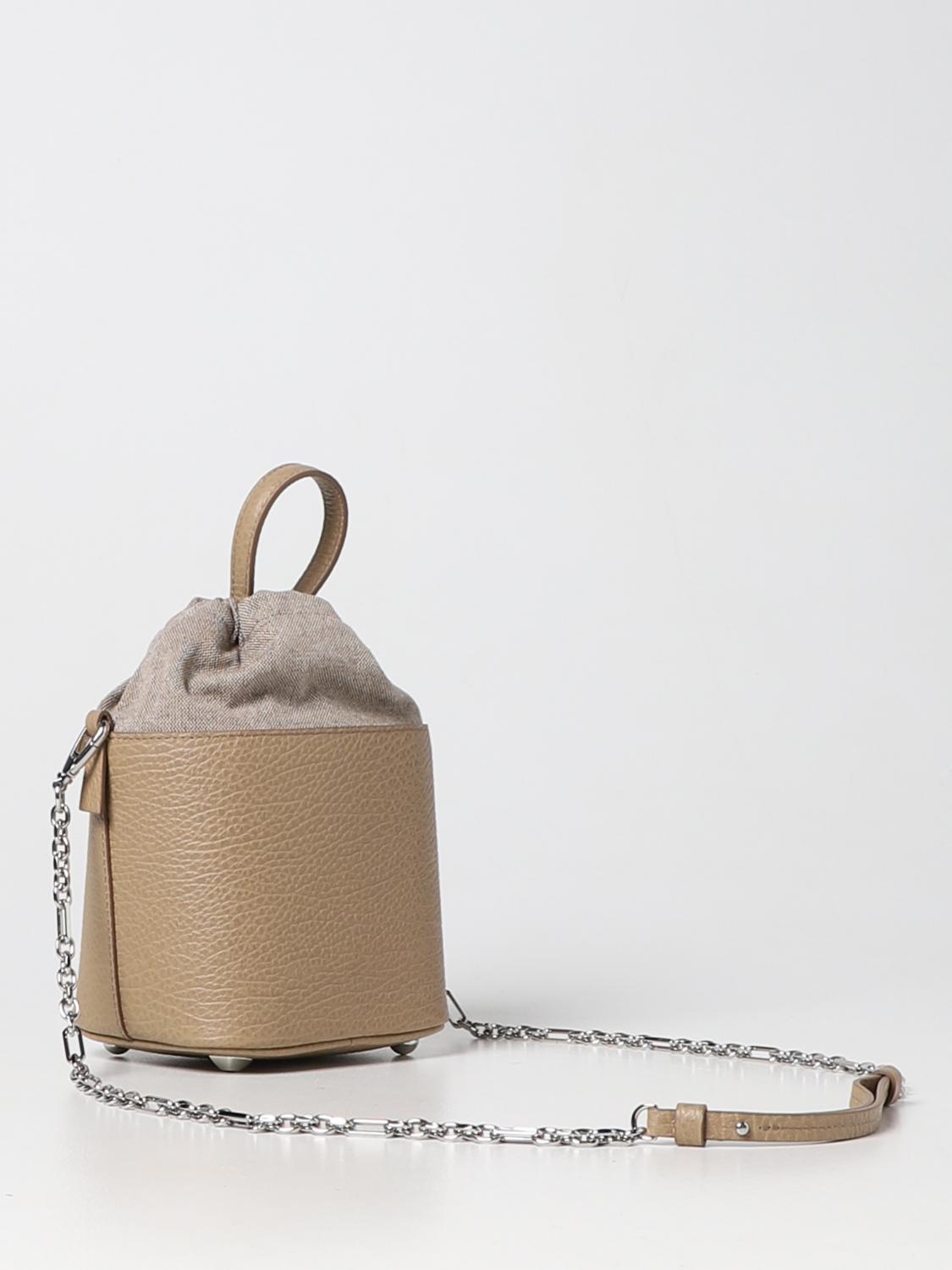 MAISON MARGIELA MINI BAG: Shoulder bag woman Maison Margiela, Beige - Img 2