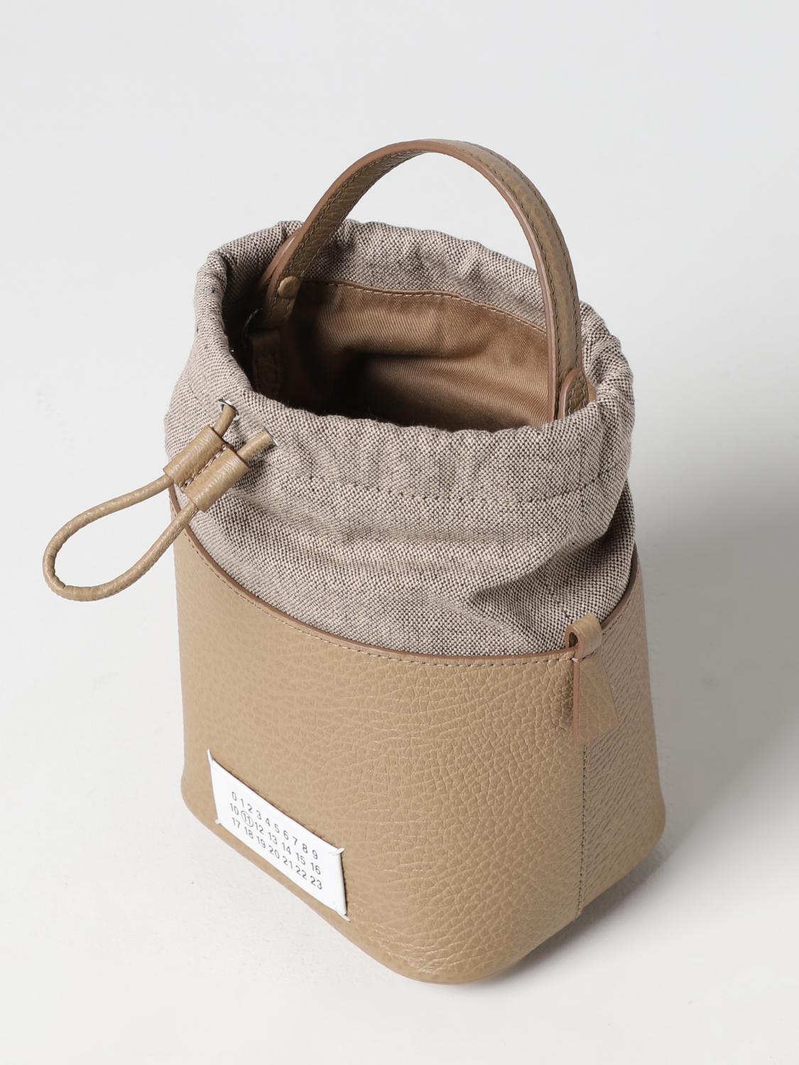 MAISON MARGIELA MINI BAG: Shoulder bag woman Maison Margiela, Beige - Img 4