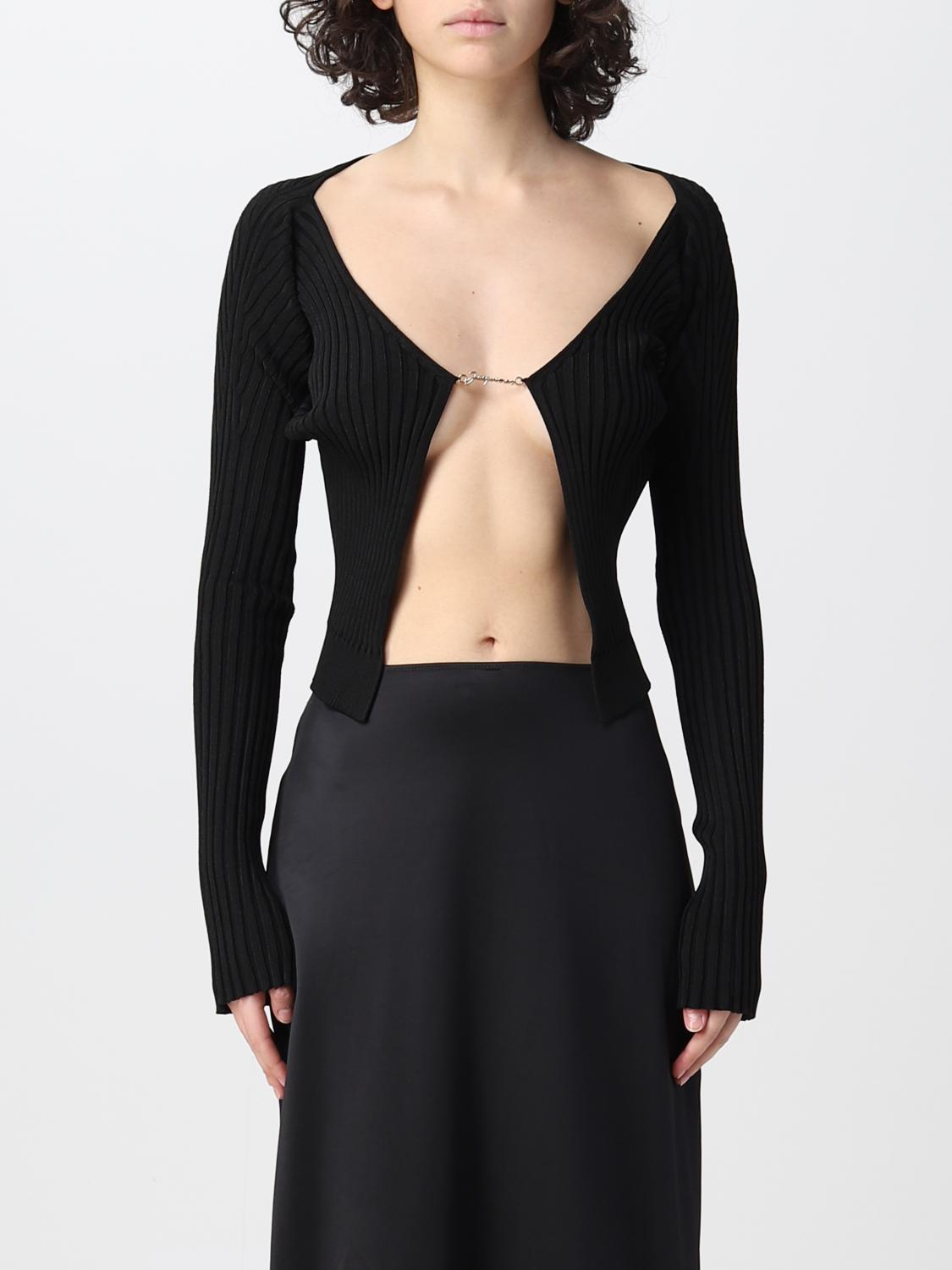 JACQUEMUS SWEATER: Sweater woman Jacquemus, Black - Img 1