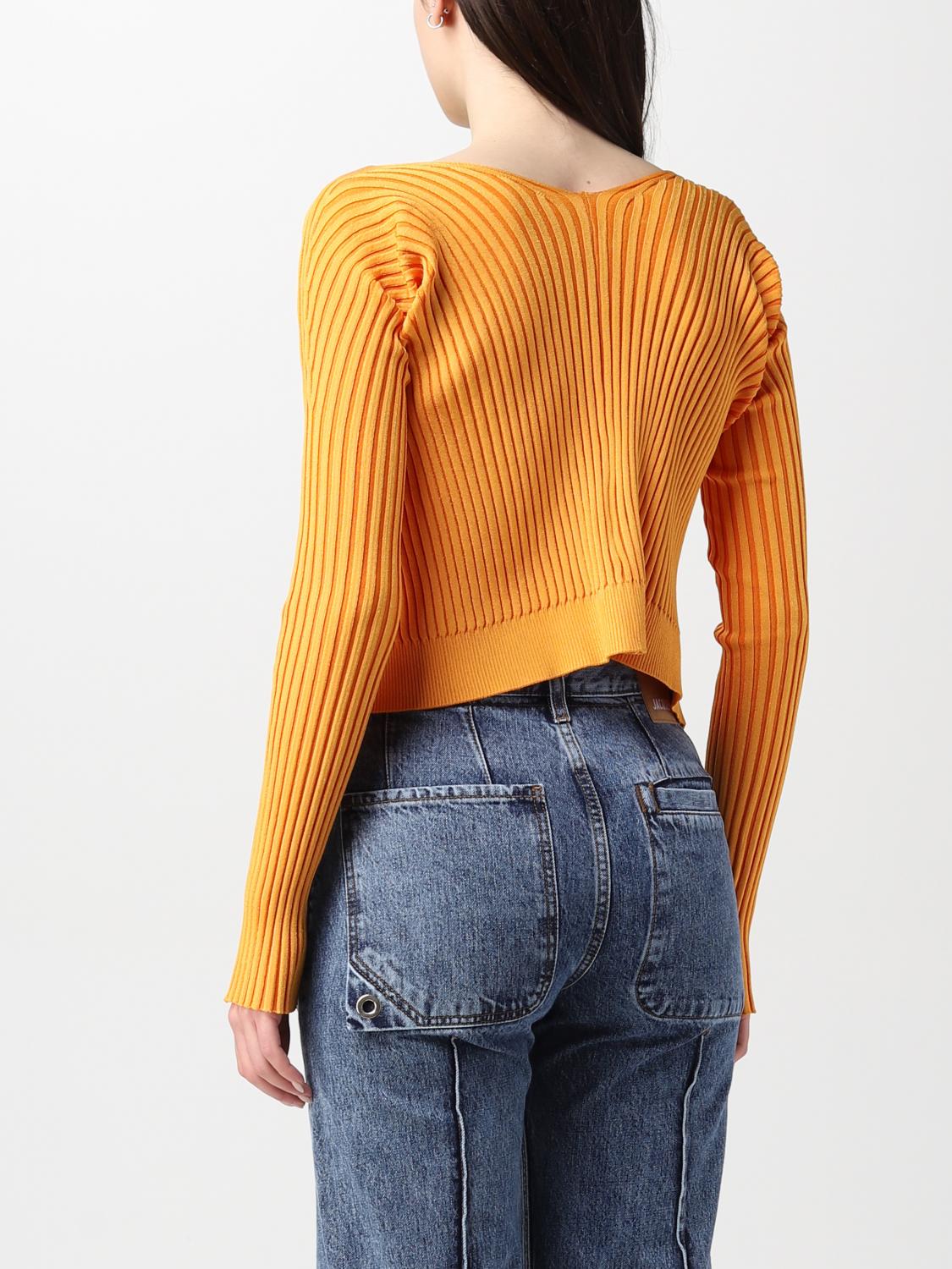 JACQUEMUS SWEATER: Sweater woman Jacquemus, Orange - Img 3