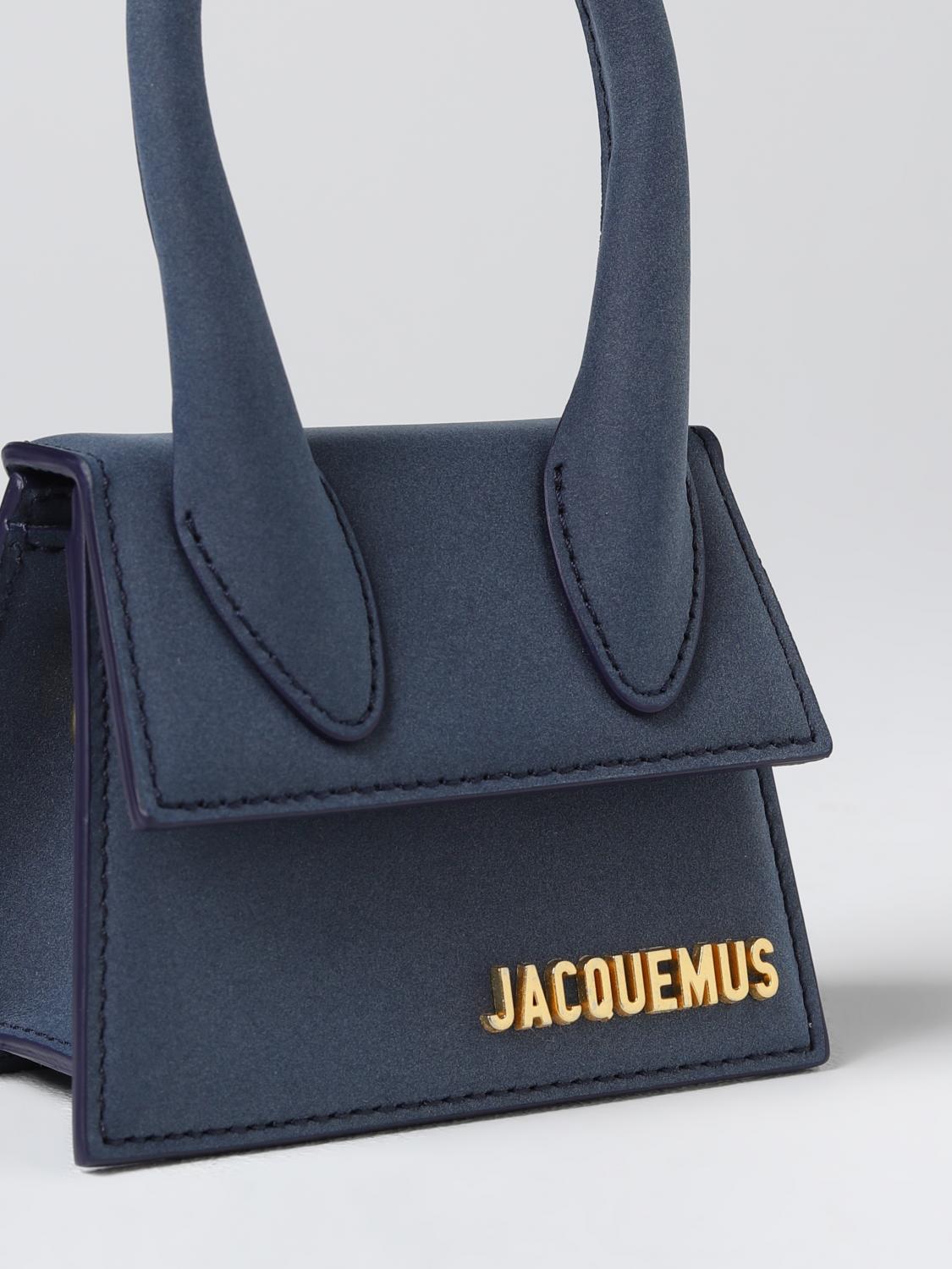 JACQUEMUS BORSA MINI: Borsa Le Chiquito Jacquemus in pelle, Blue Navy - Img 4