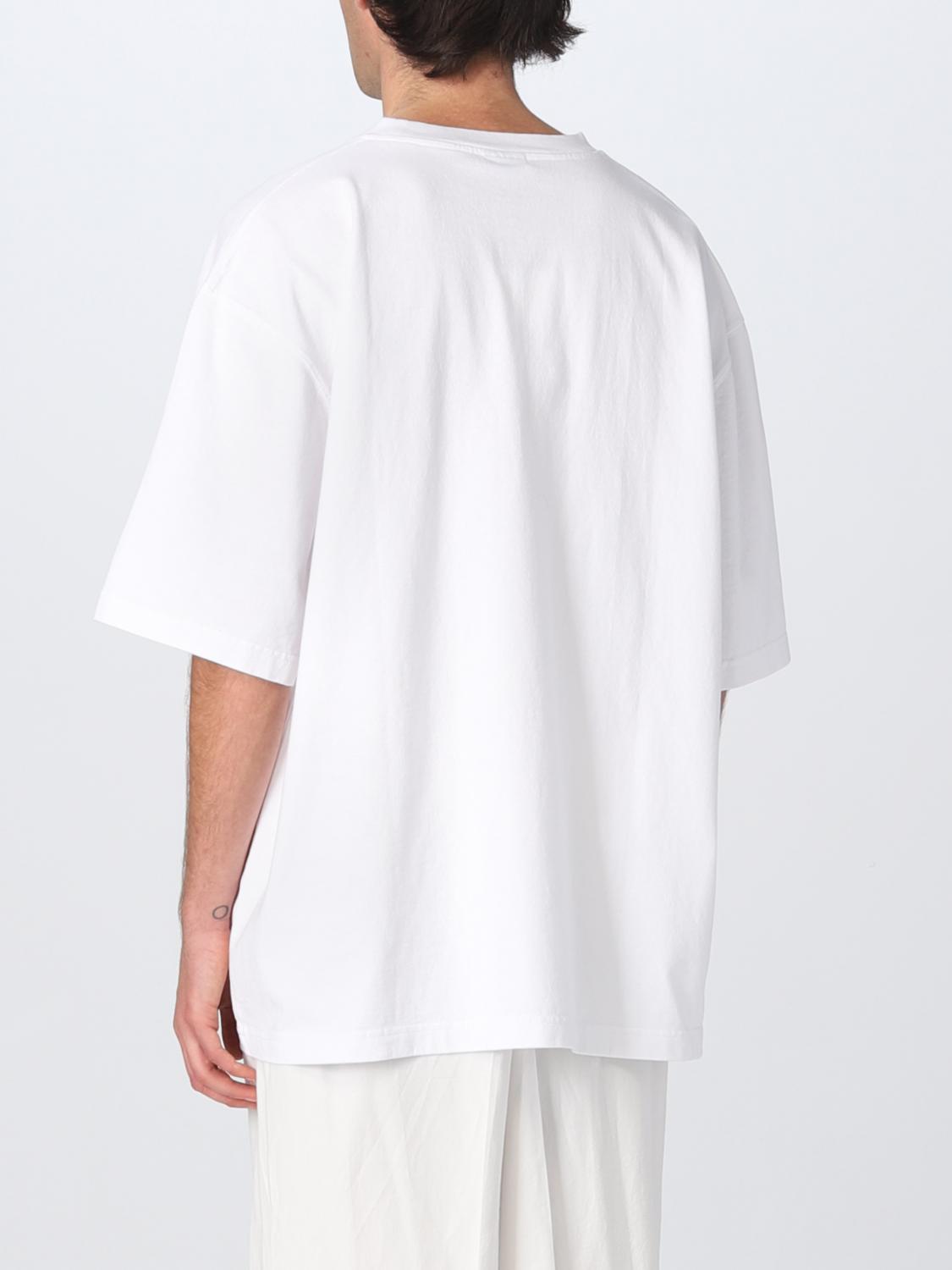JACQUEMUS T-SHIRT: T-shirt oversize Jacquemus con big logo, Bianco - Img 3