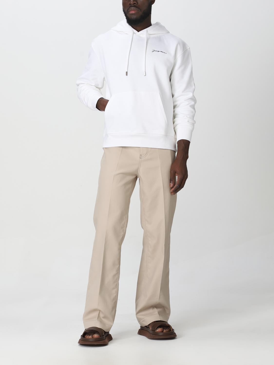 JACQUEMUS SUDADERA: Sudadera hombre Jacquemus, Blanco - Img 2