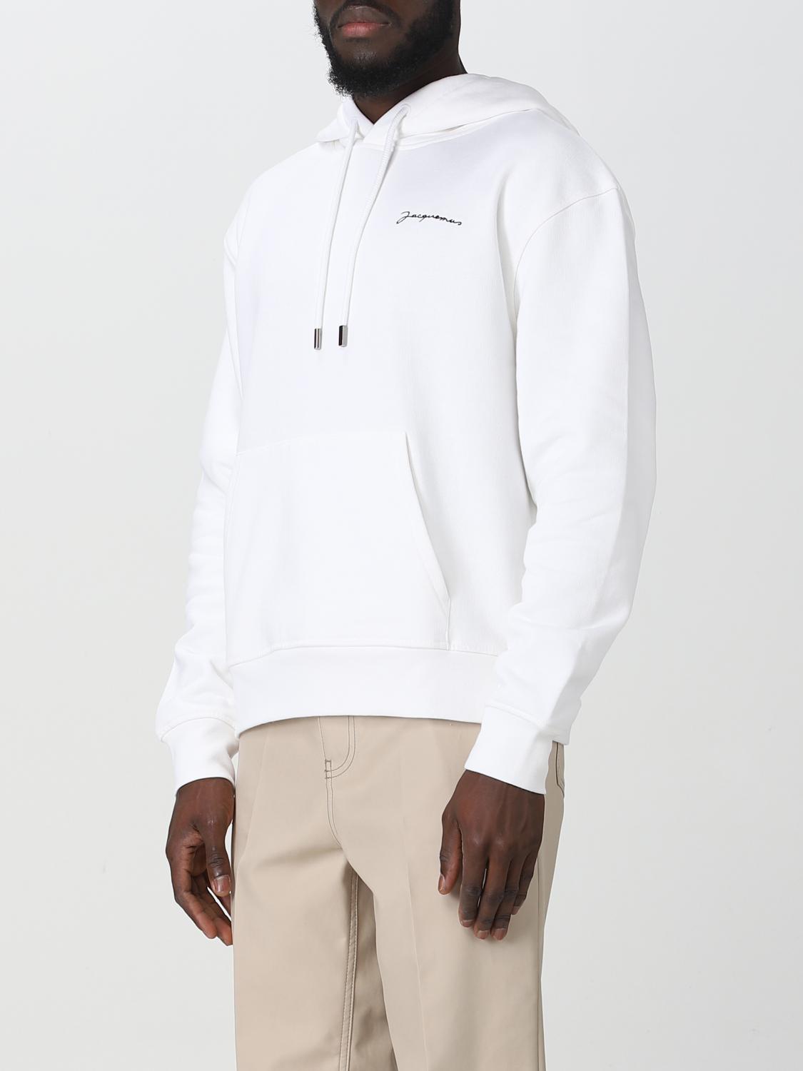 JACQUEMUS SUDADERA: Sudadera hombre Jacquemus, Blanco - Img 4