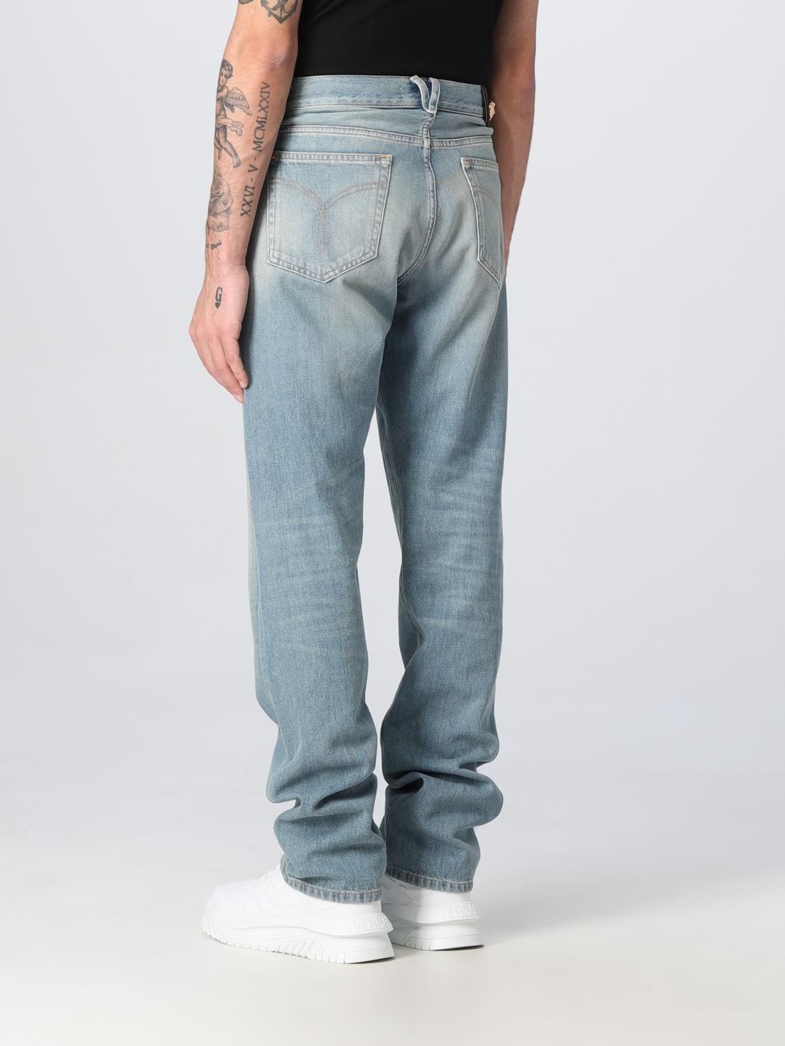 VERSACE JEANS: Jeans hombre Versace, Azul Oscuro - Img 3