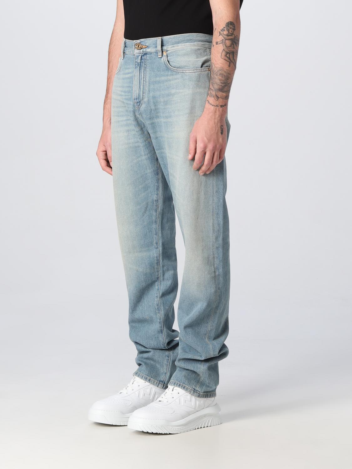 VERSACE JEANS: Jeans hombre Versace, Azul Oscuro - Img 4