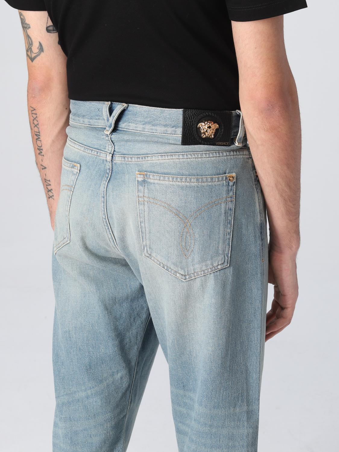 VERSACE JEANS: Jeans hombre Versace, Azul Oscuro - Img 5