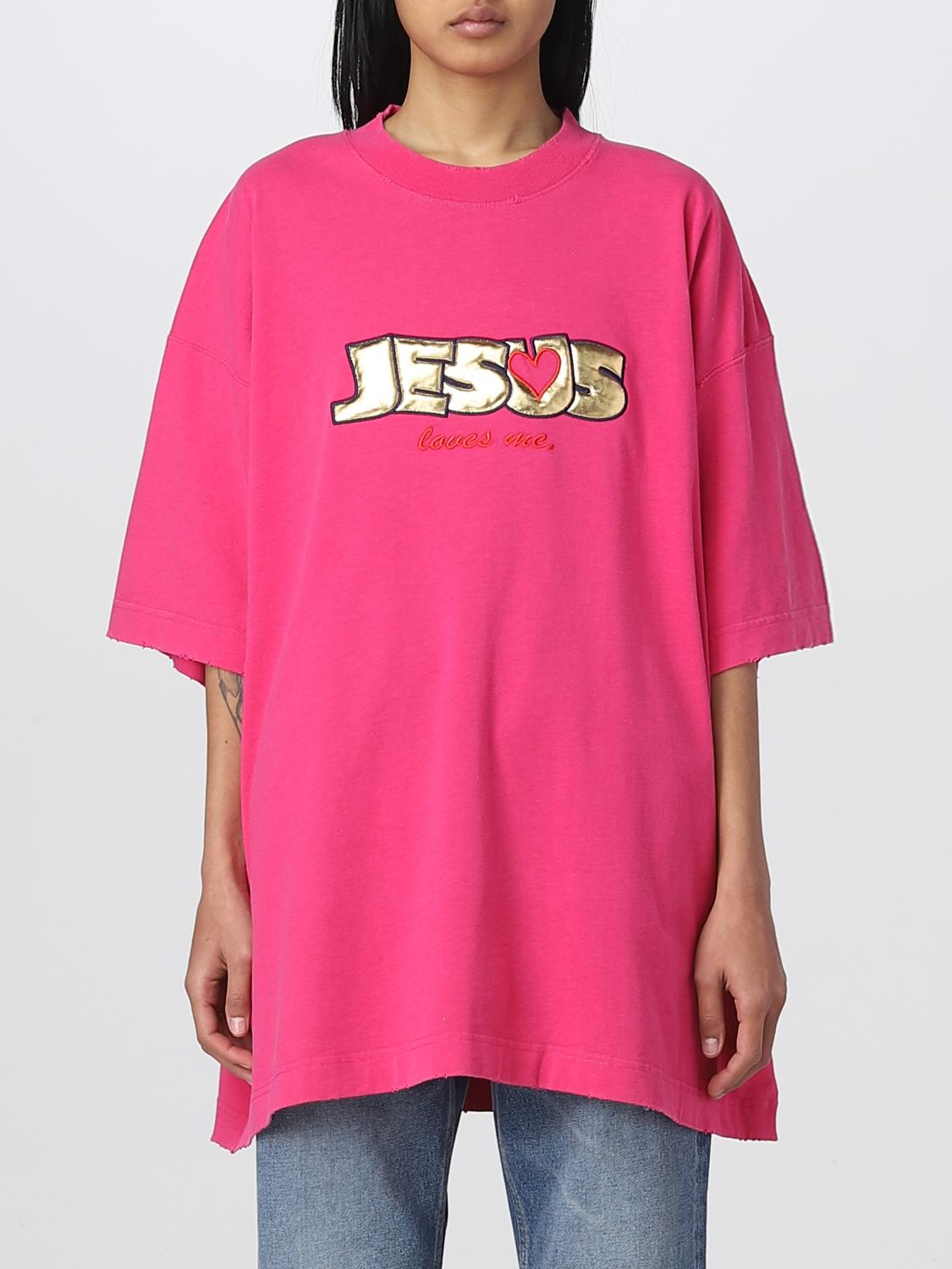 Vetements T-shirt woman - Pink | UE63TR400P | GIGLIO.COM