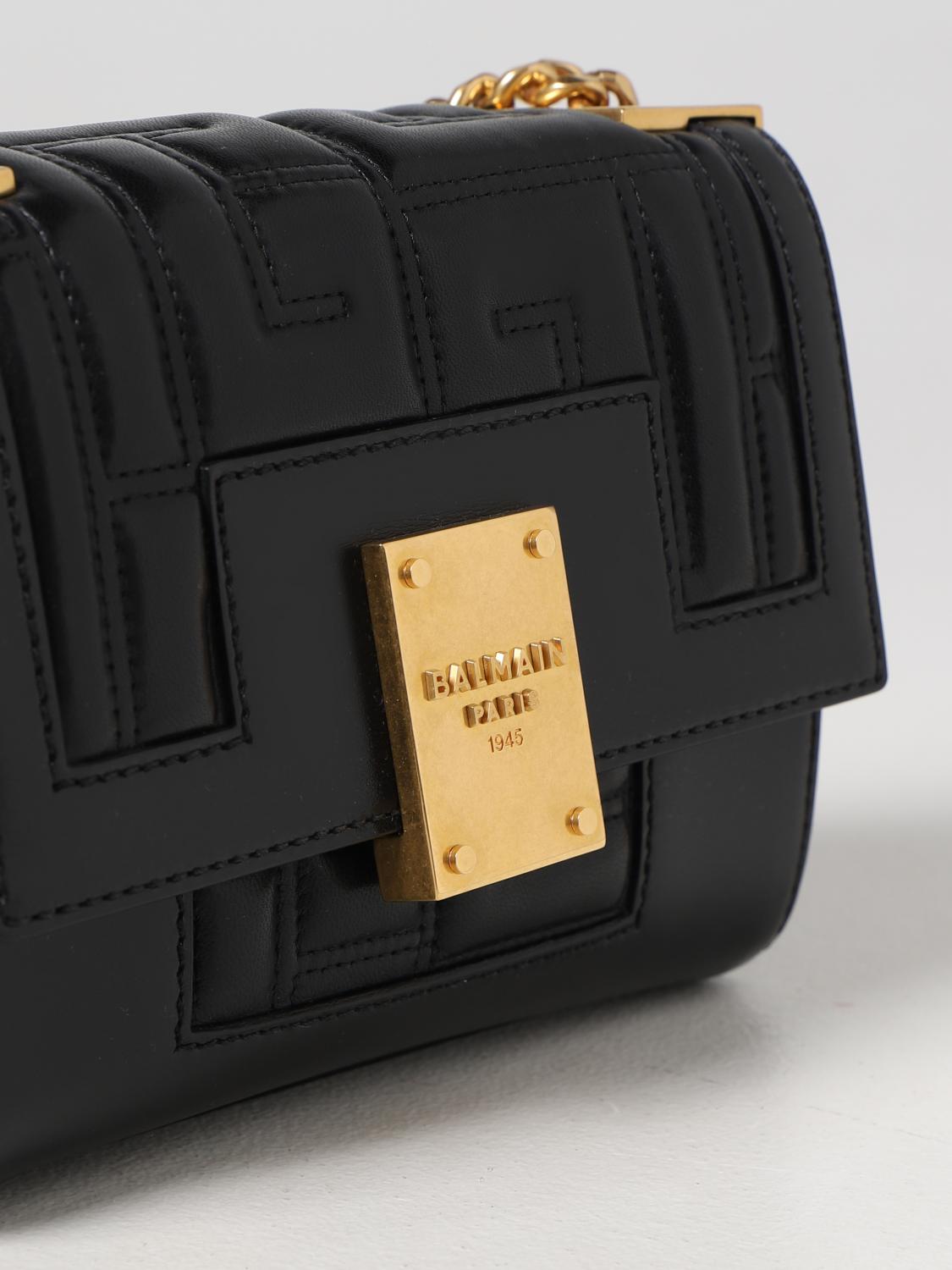 BALMAIN black embossed monogram Balmain 1945 small embossed monogram tote bag | eBay main image 4