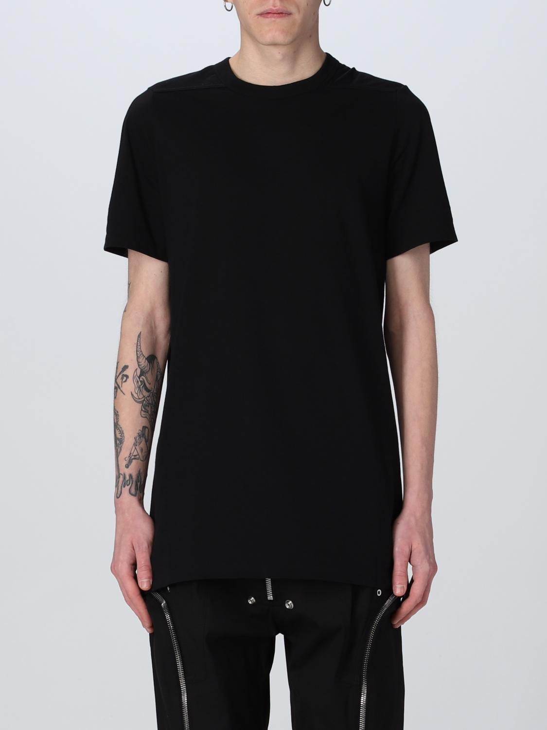 RICK OWENS 티셔츠: 티셔츠 남성 Rick Owens, 블랙 - Img 1