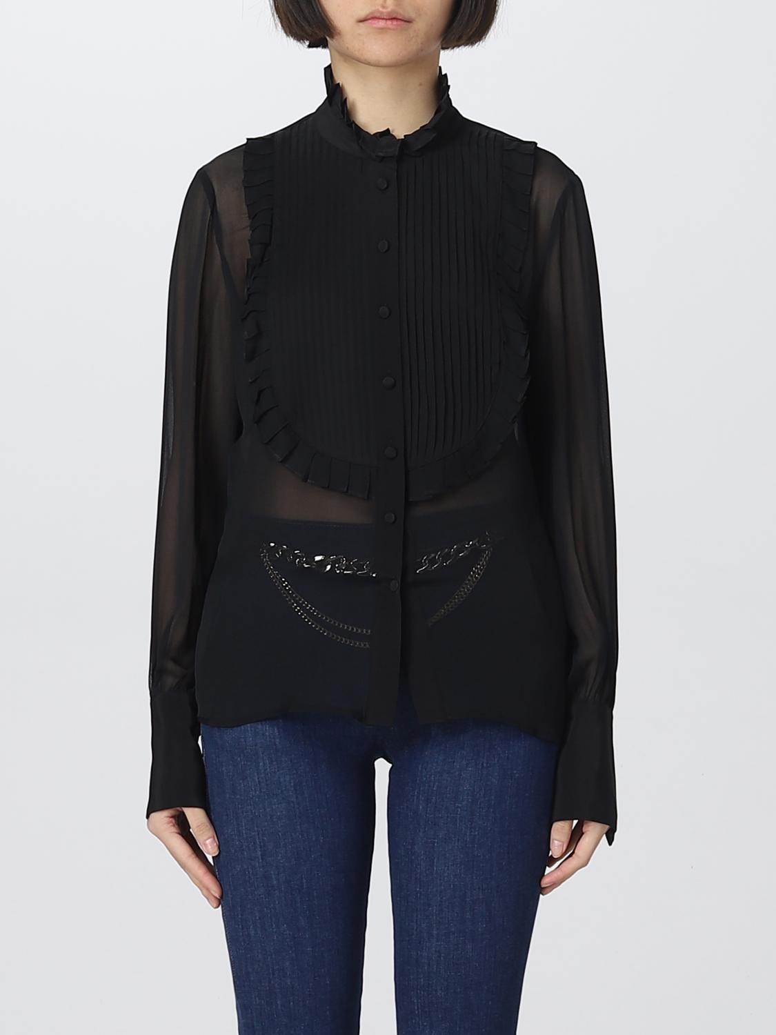 LIU JO CHALECO: Camisa mujer Liu Jo, Negro - Img 1