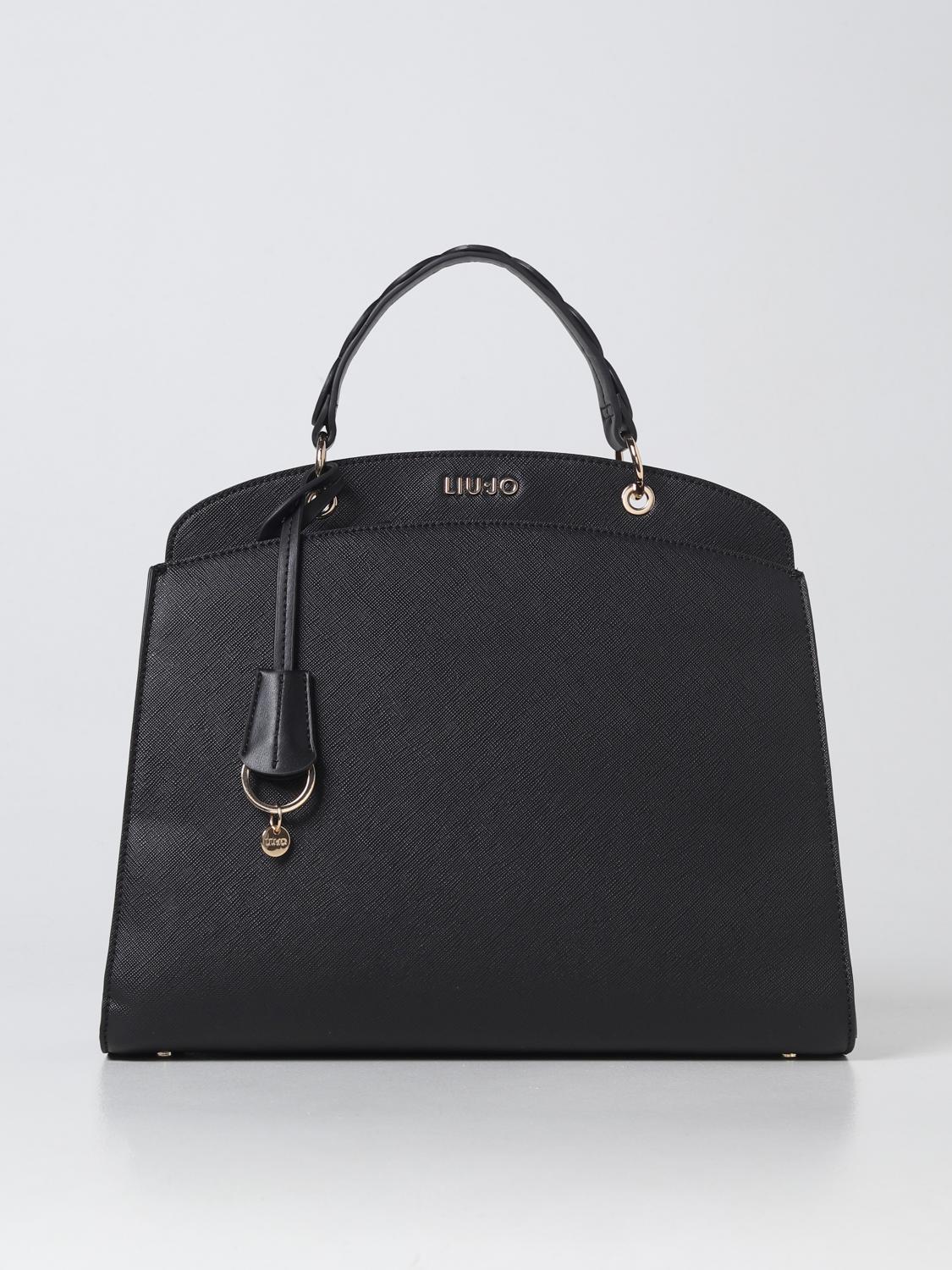 LIU JO BORSA A MANO: Borsa Liu Jo in pelle sintetica, Nero - Img 1