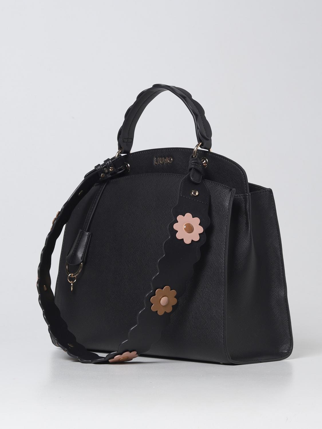 LIU JO BORSA A MANO: Borsa Liu Jo in pelle sintetica, Nero - Img 3