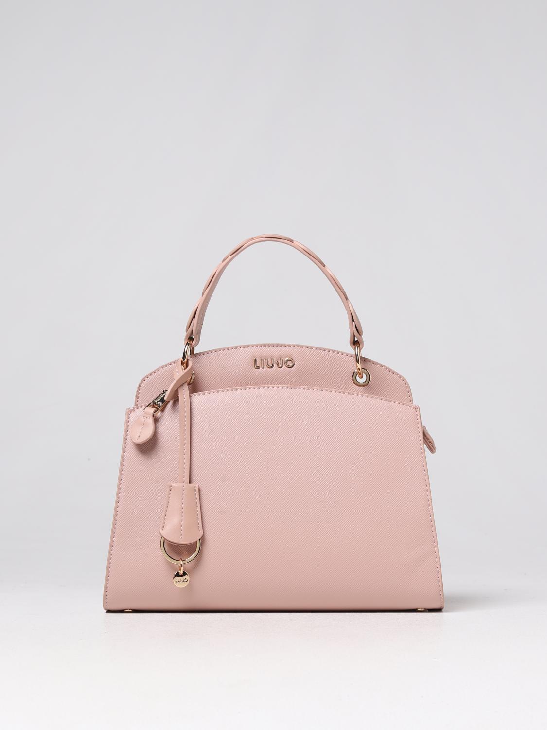 LIU JO BORSA A TRACOLLA: Borsa Liu Jo in pelle sintetica, Rosa - Img 1