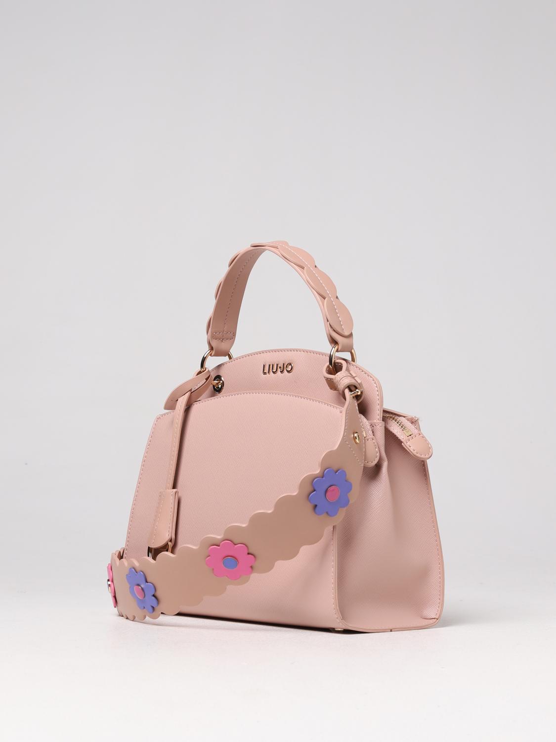 LIU JO BORSA A TRACOLLA: Borsa Liu Jo in pelle sintetica, Rosa - Img 3