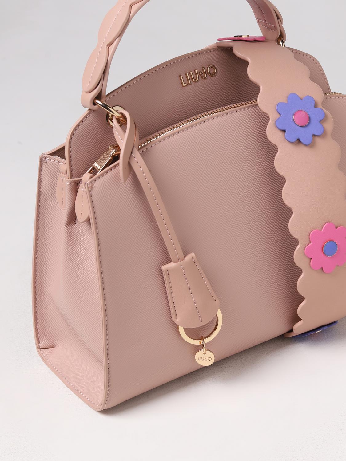 LIU JO BORSA A TRACOLLA: Borsa Liu Jo in pelle sintetica, Rosa - Img 4