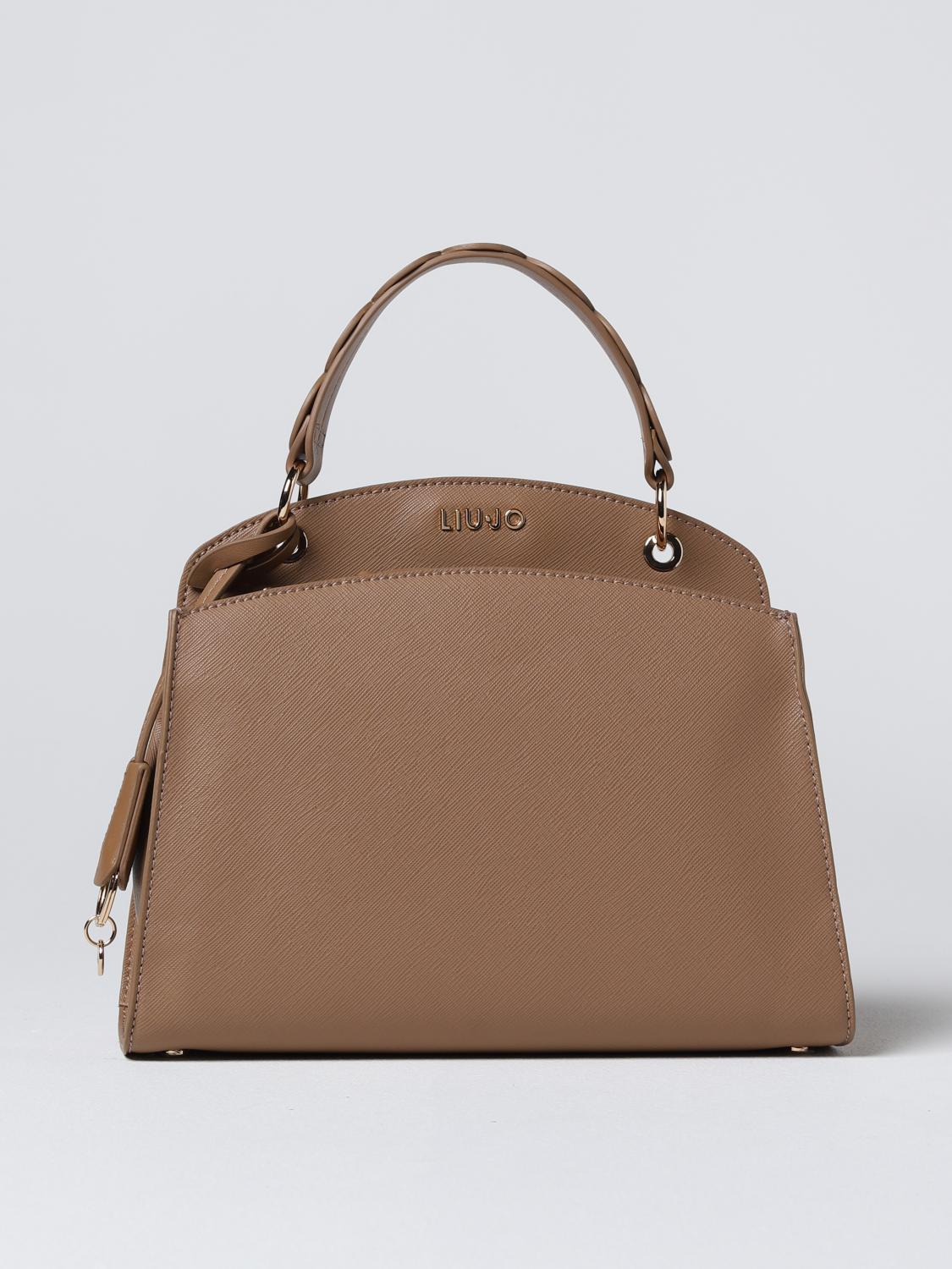 LIU JO BORSA A TRACOLLA: Borsa Liu Jo in pelle sintetica, Noce - Img 1