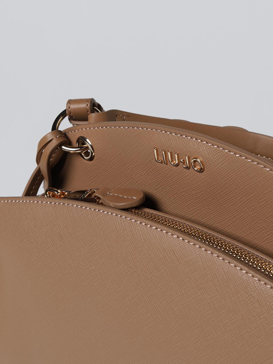 LIU JO BORSA A TRACOLLA: Borsa Liu Jo in pelle sintetica, Noce - Img 4