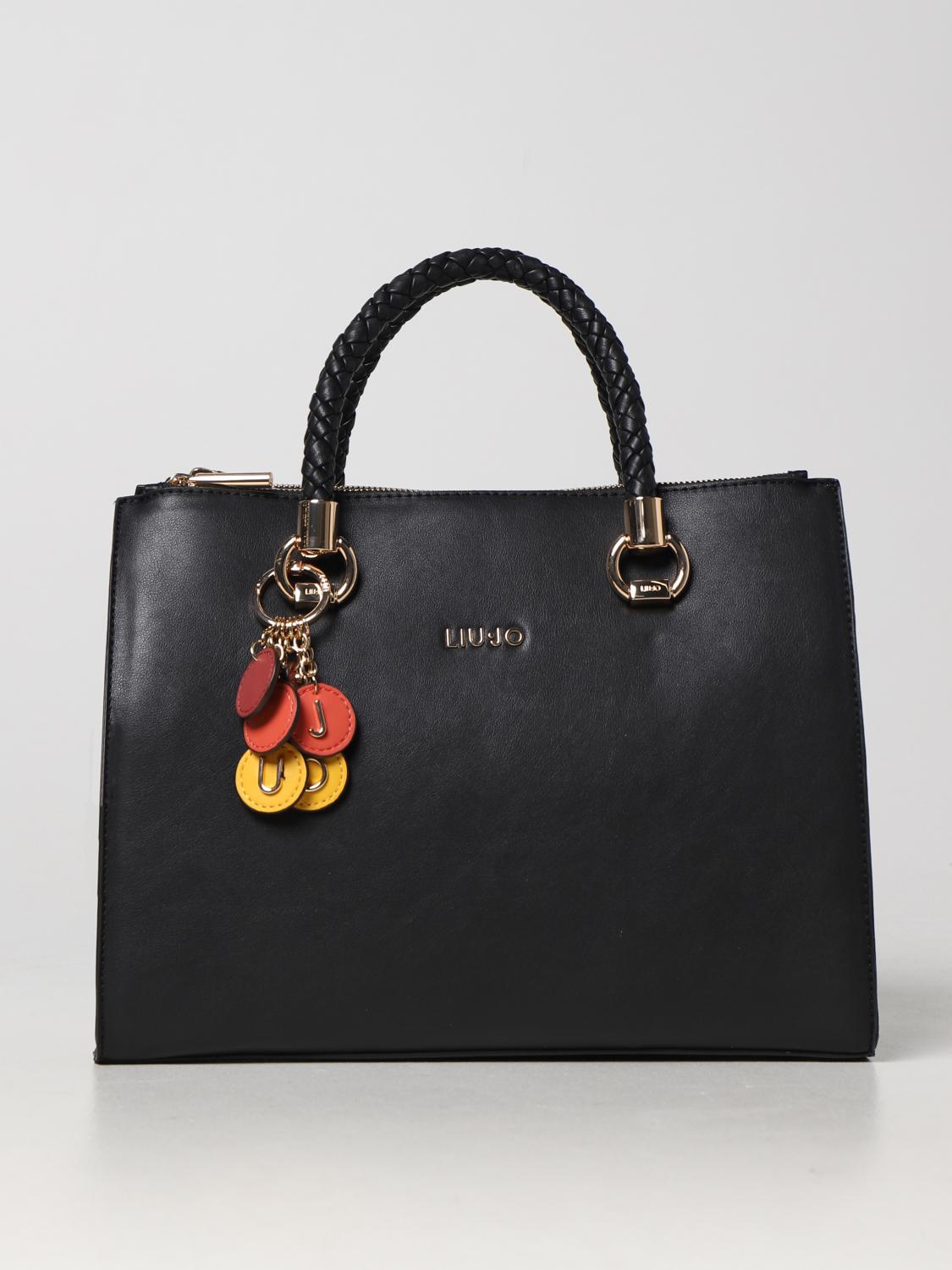 LIU JO BORSA A MANO: Borsa Liu Jo in pelle sintetica, Nero - Img 1