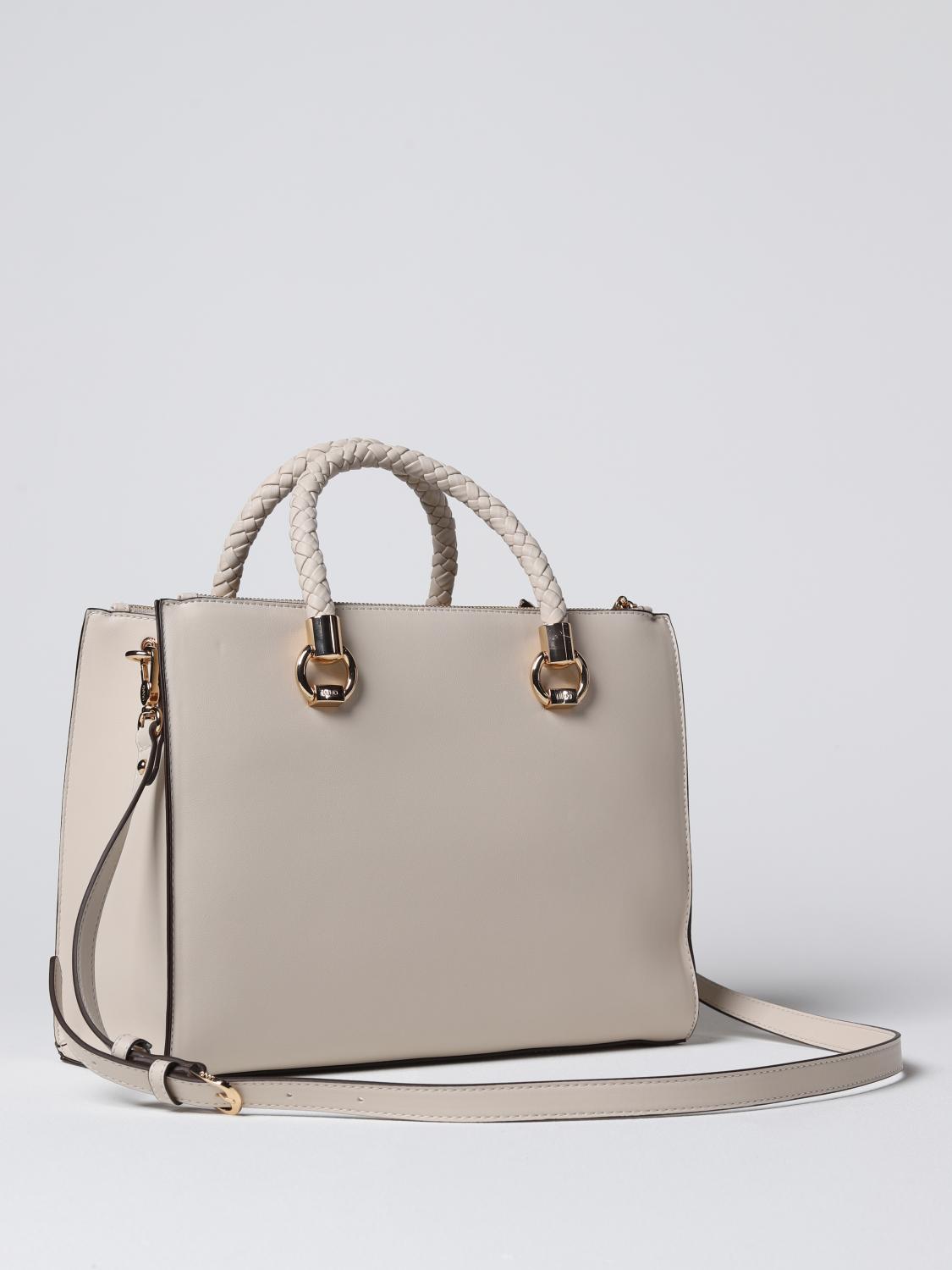 LIU JO BORSA A MANO: Borsa Liu Jo in pelle sintetica, Beige - Img 2