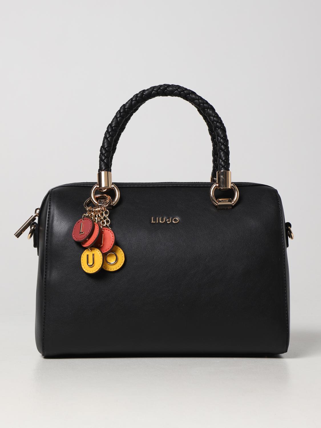 LIU JO BORSA A MANO: Borsa Liu Jo in pelle sintetica, Nero - Img 1