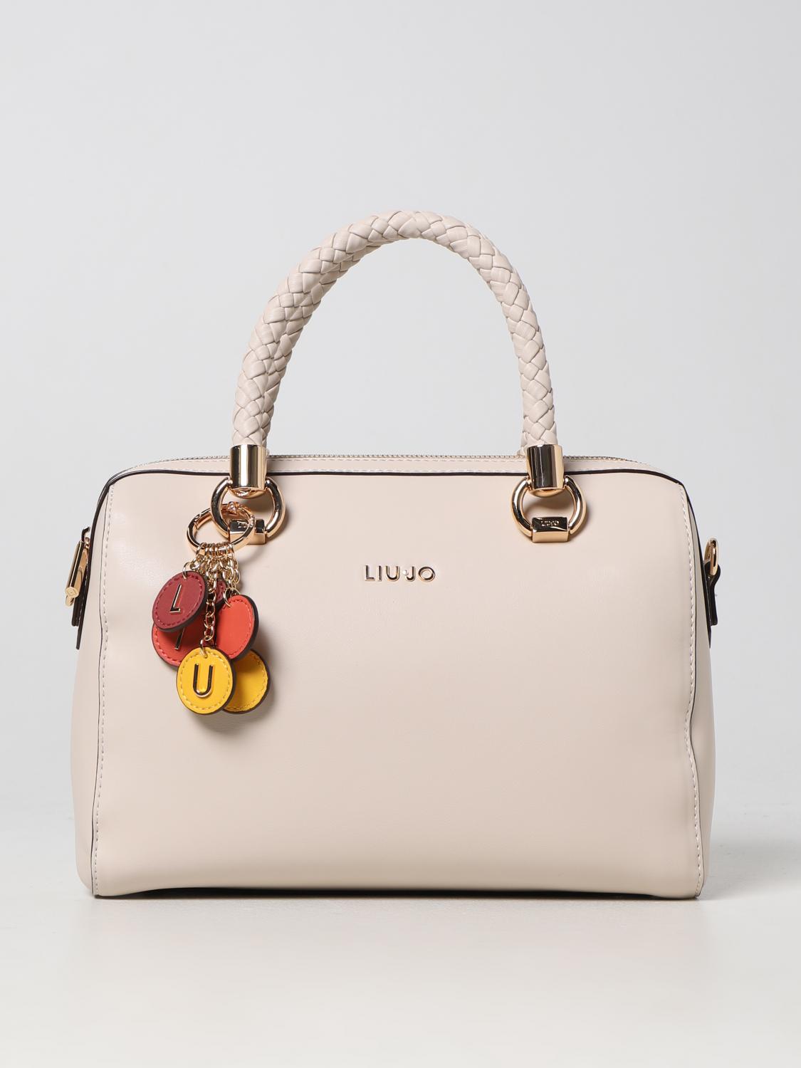 LIU JO BORSA A MANO: Borsa Liu Jo in pelle sintetica, Caffe - Img 1