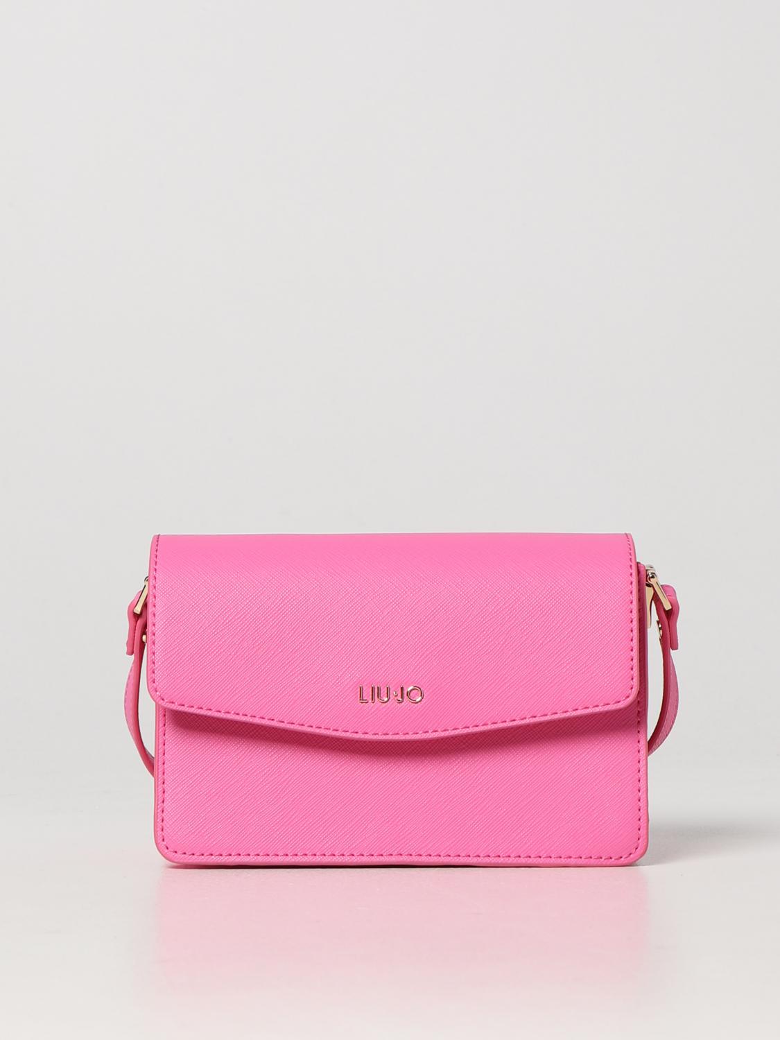 LIU JO BORSA MINI: Borsa Liu Jo in pelle sintetica, Fuxia - Img 1
