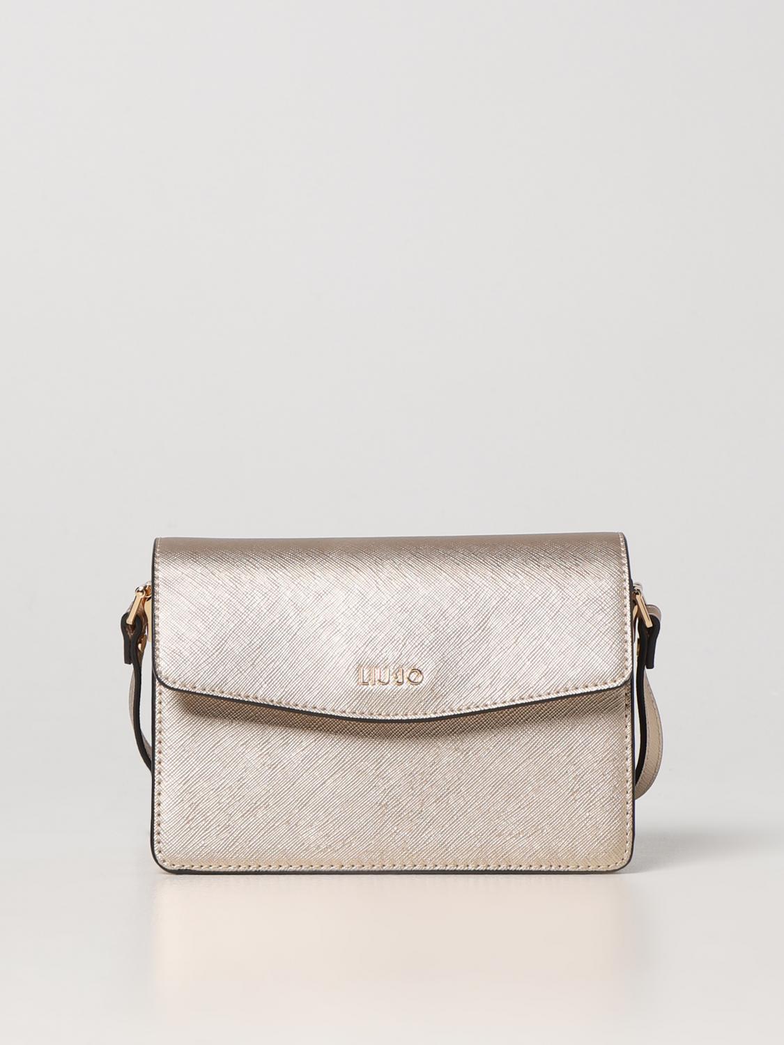 LIU JO BORSA MINI: Borsa Liu Jo in pelle sintetica, Oro - Img 1