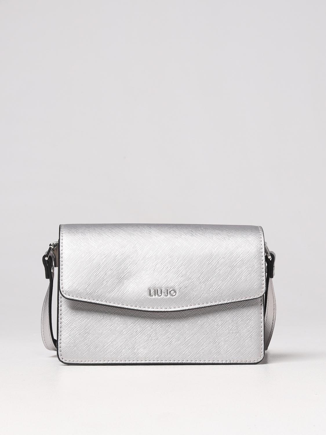 LIU JO BORSA MINI: Borsa Liu Jo in pelle sintetica, Argento - Img 1