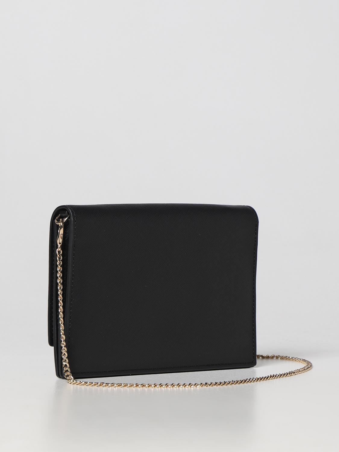 LIU JO BORSA A TRACOLLA: Borsa Liu Jo in pelle sintetica saffiano, Nero - Img 2