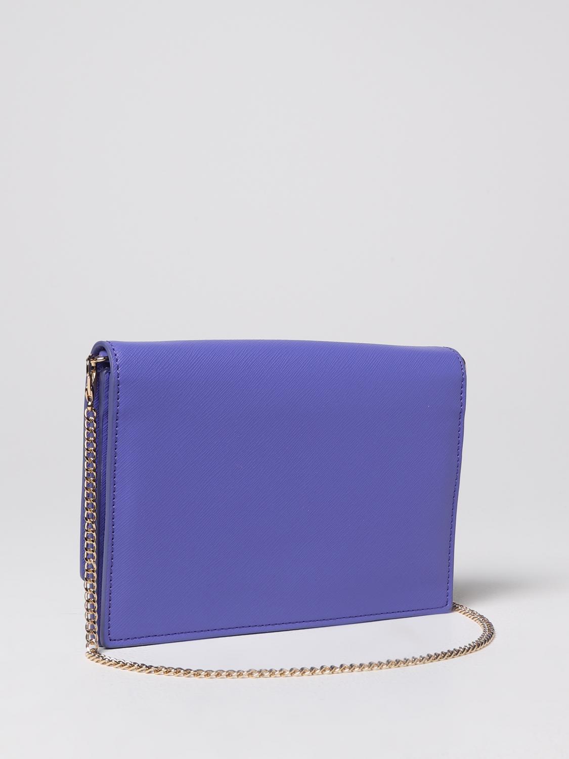 LIU JO BORSA A TRACOLLA: Borsa Liu Jo in pelle sintetica saffiano, Lilla - Img 2