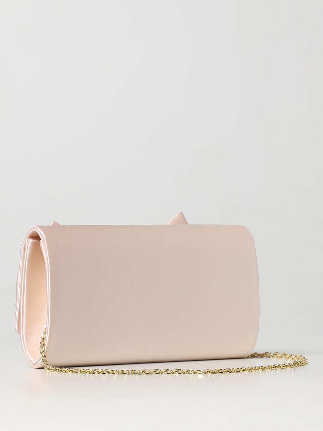 LIU JO CLUTCH: Clutch Liu Jo in raso, Rosa - Img 2