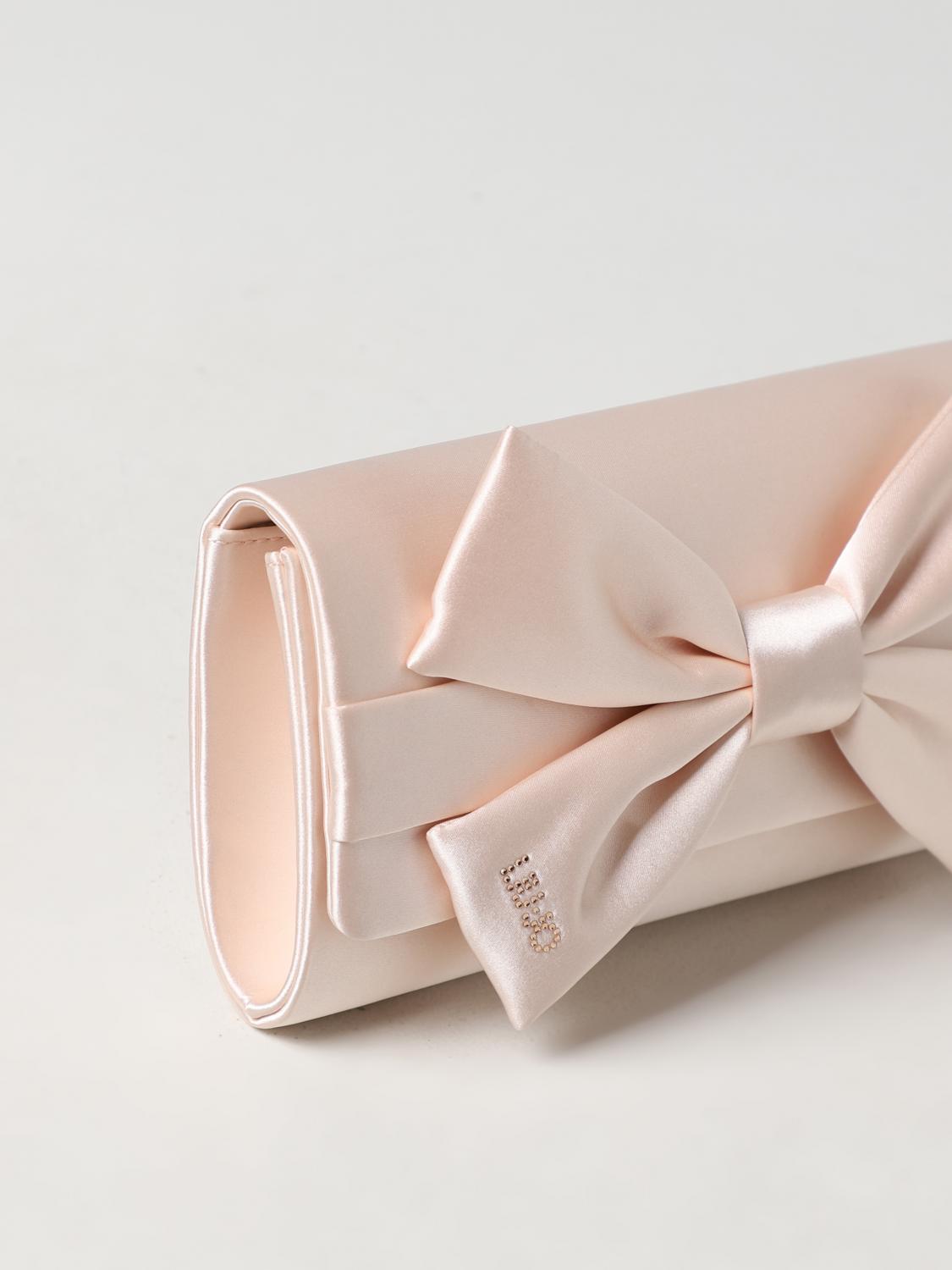 LIU JO CLUTCH: Clutch Liu Jo in raso, Rosa - Img 3