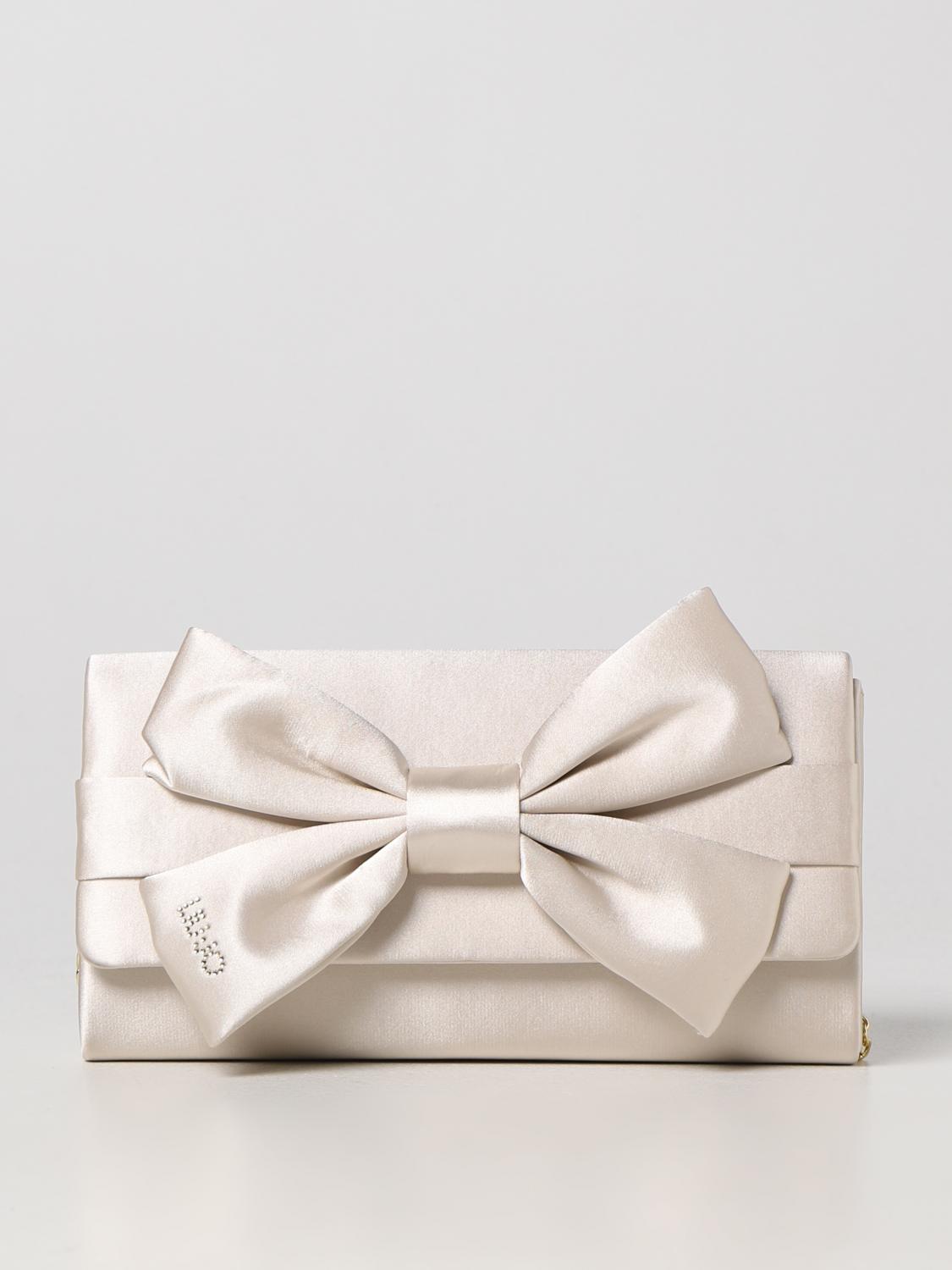 LIU JO CLUTCH: Clutch Liu Jo in raso, Oro - Img 1