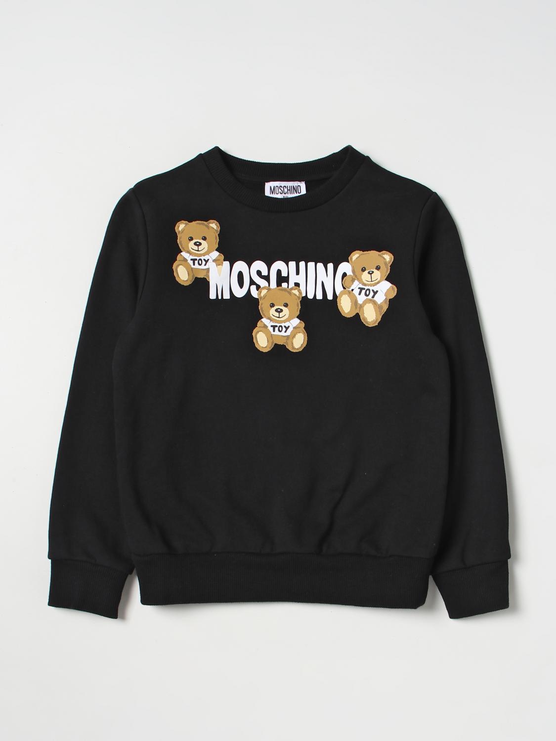 MOSCHINO PULLOVER: Pullover kinder Moschino Kid, Schwarz - Img 1