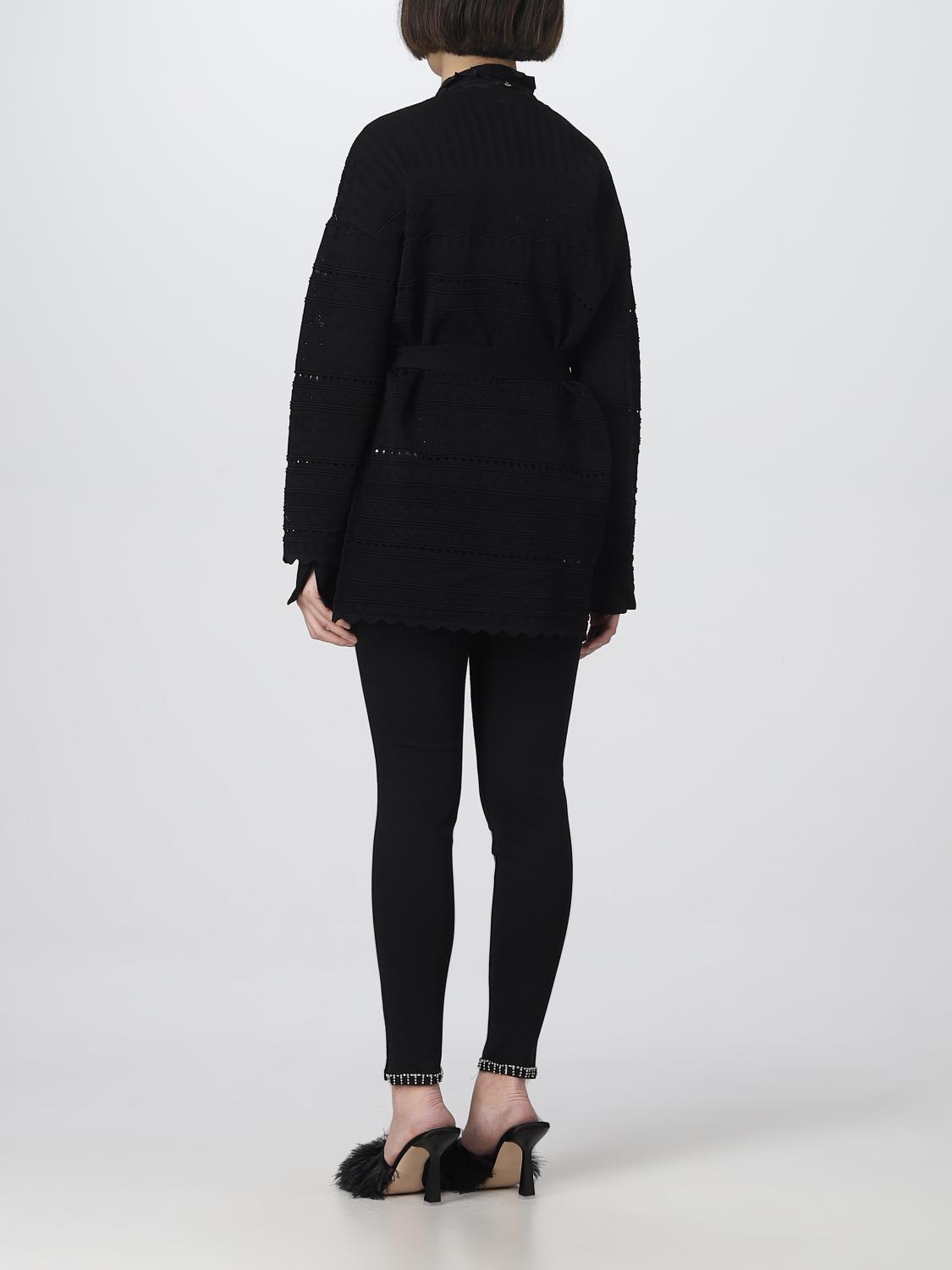 ELISABETTA FRANCHI JERSEY: Cárdigan mujer Elisabetta Franchi, Negro - Img 2