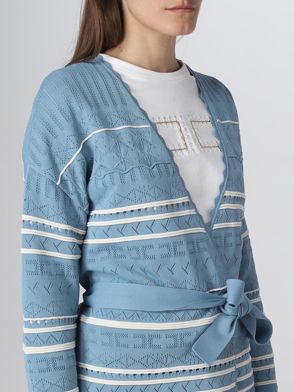 ELISABETTA FRANCHI JERSEY: Cárdigan mujer Elisabetta Franchi, Avion - Img 4
