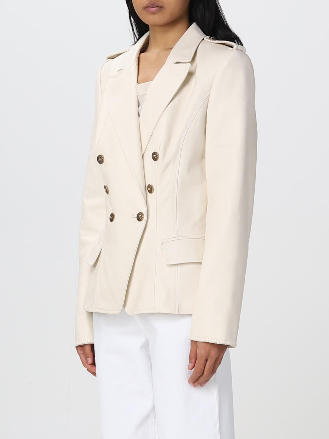 ELISABETTA FRANCHI: Jacket woman - Butter | Elisabetta