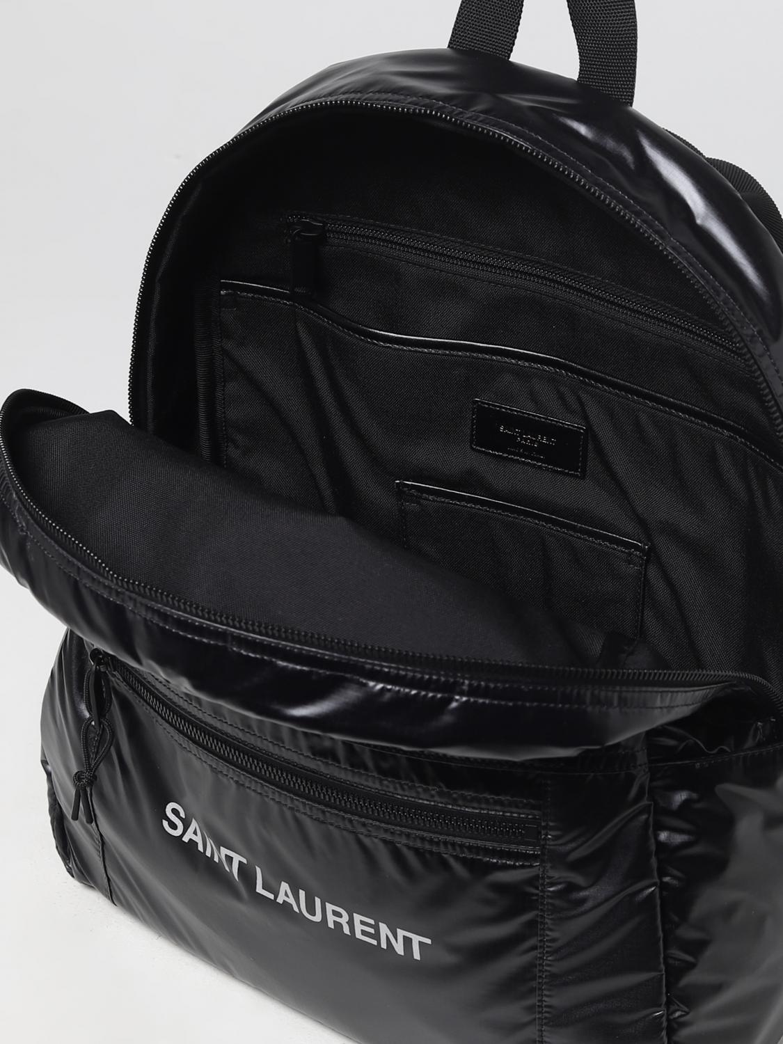 Saint Laurent Nuxx backpack in nylon - Black | 623698HO27Z