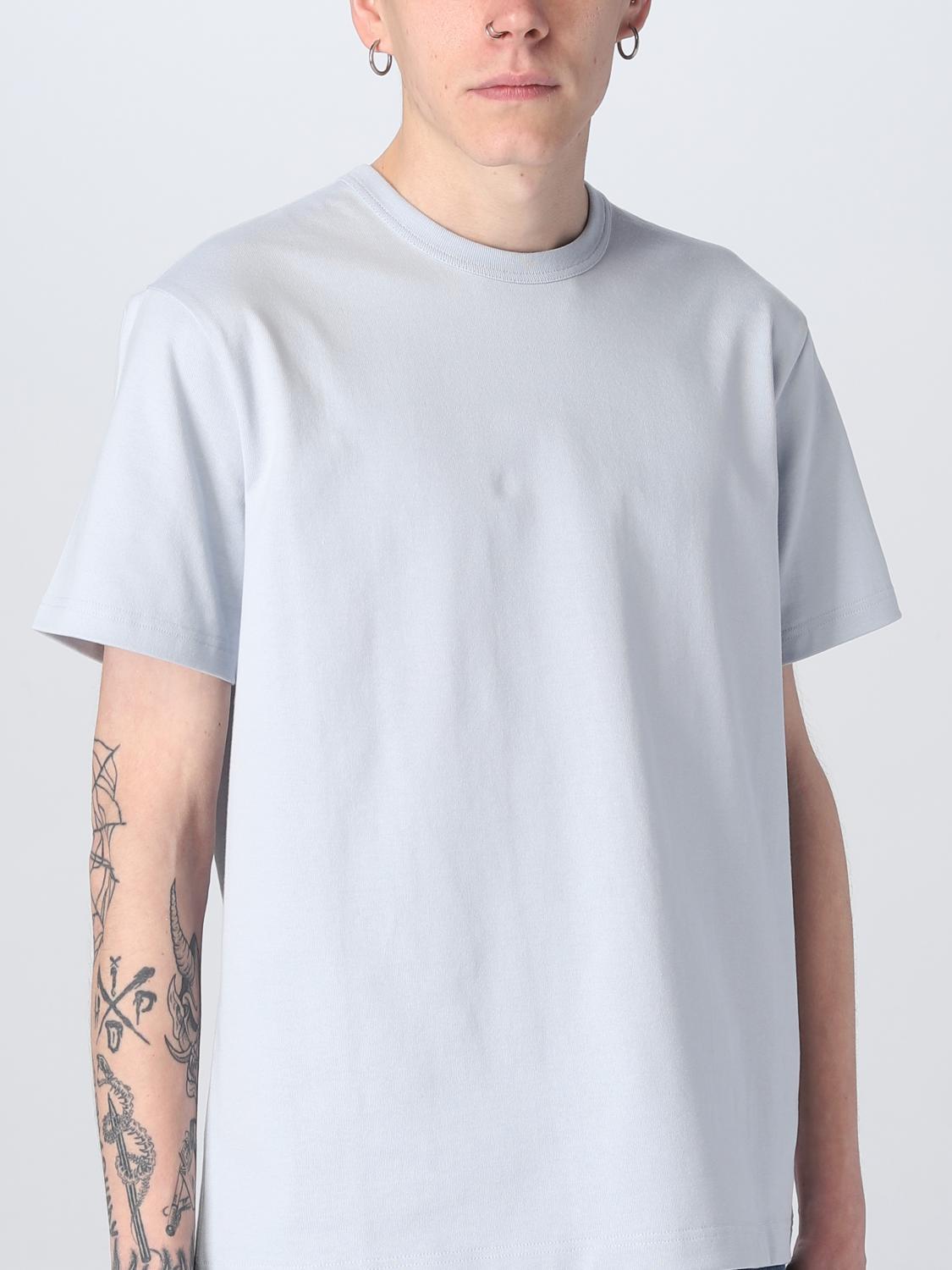 MCQUEEN: cotton T-shirt - Gnawed Blue | McQueen t-shirt