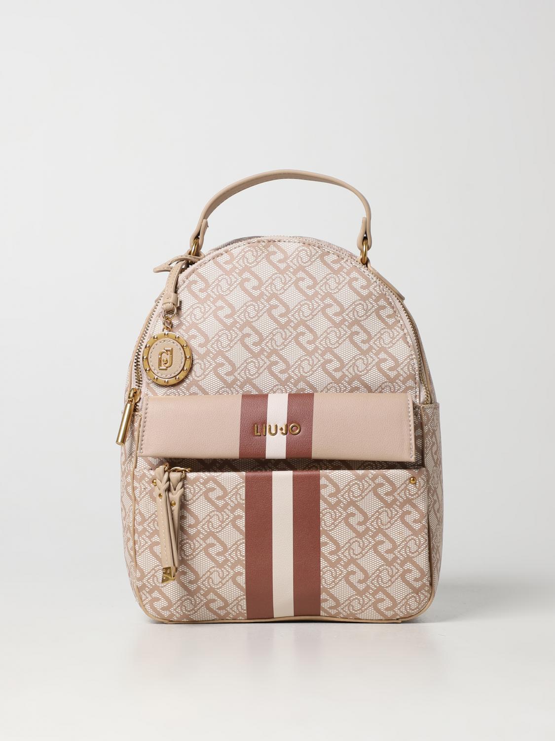 LIU JO MOCHILA: Mochila mujer Liu Jo, Beige - Img 1