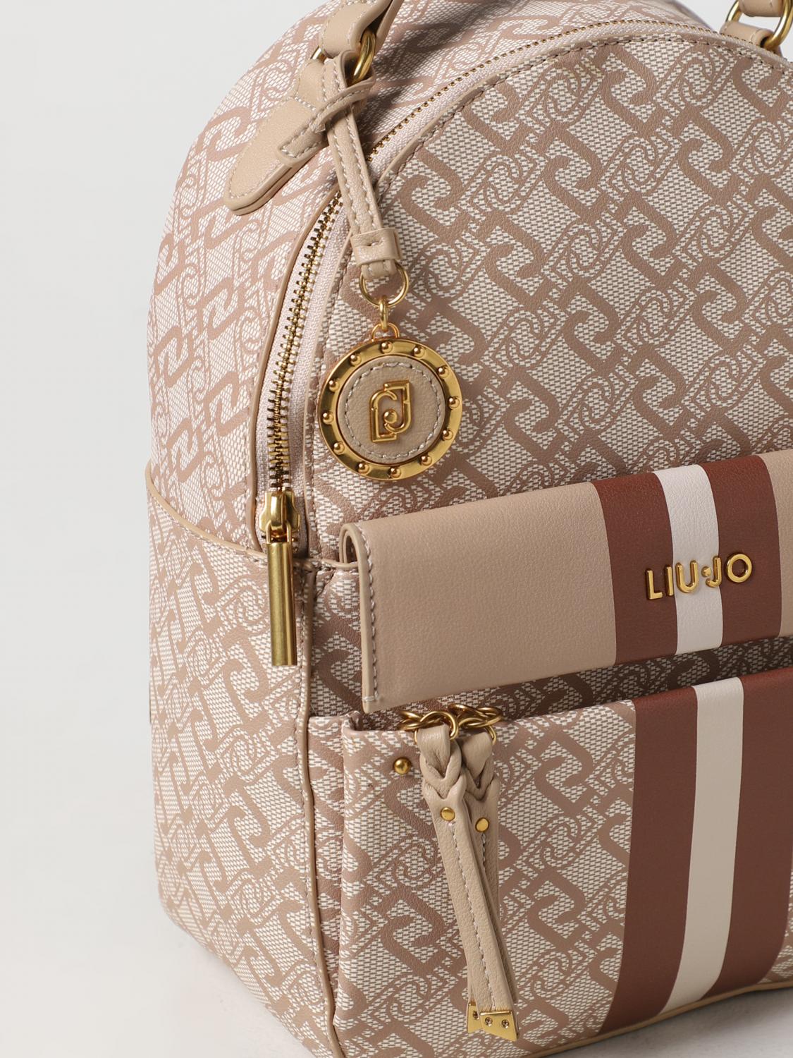 LIU JO MOCHILA: Mochila mujer Liu Jo, Beige - Img 3