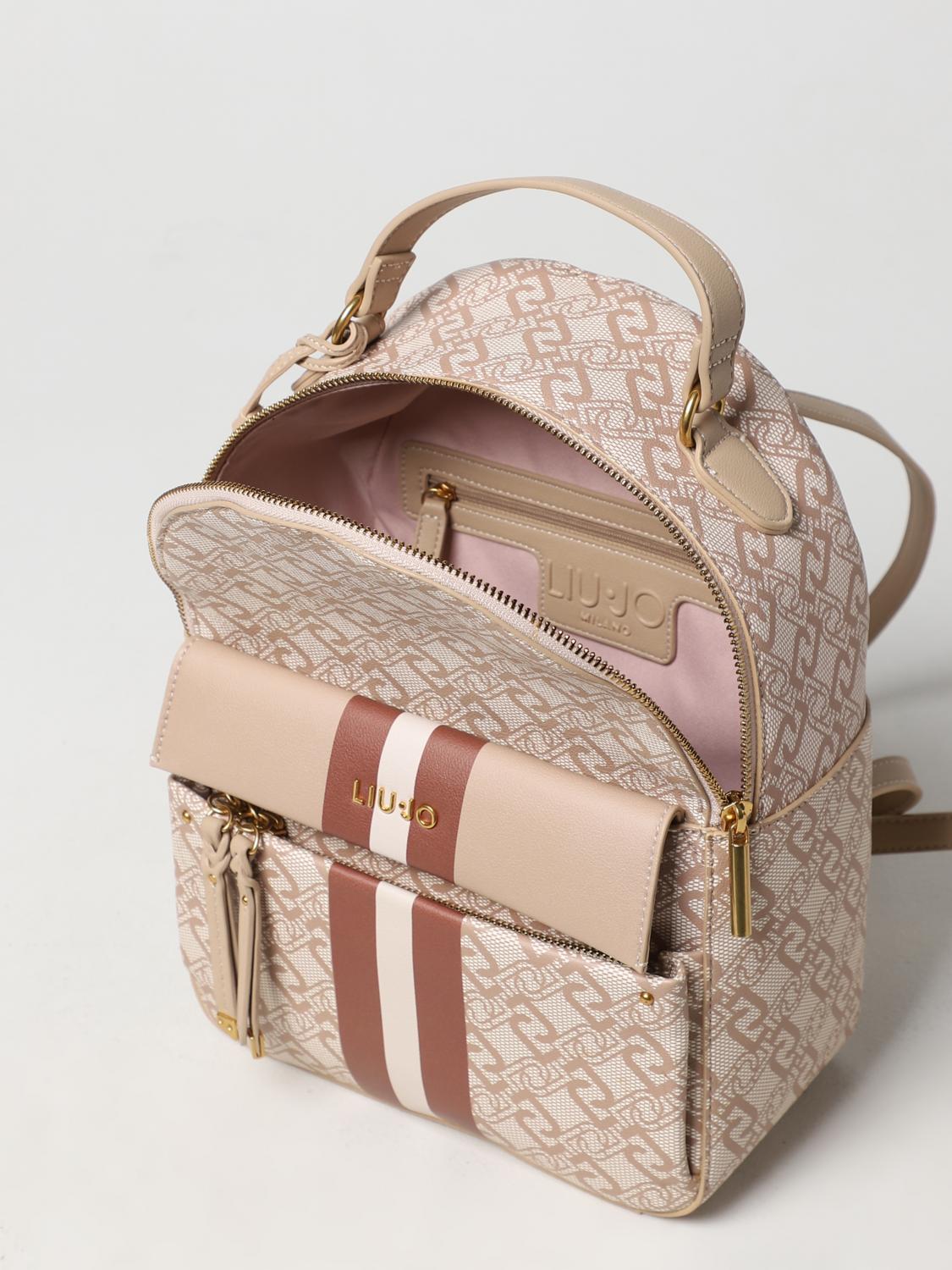 LIU JO MOCHILA: Mochila mujer Liu Jo, Beige - Img 4