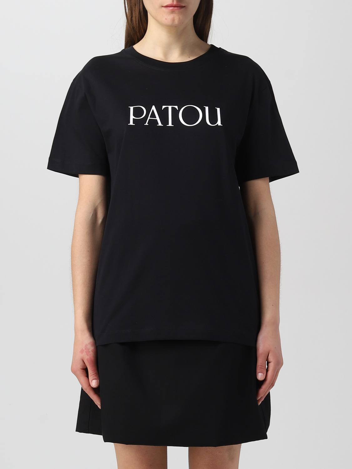 Tシャツ・カットソー PATOU SS22 EMBROIDERY BLOUSE (TO029_0104999B) Patou Outlet: T-shirt woman - Black | Patou t-shirt