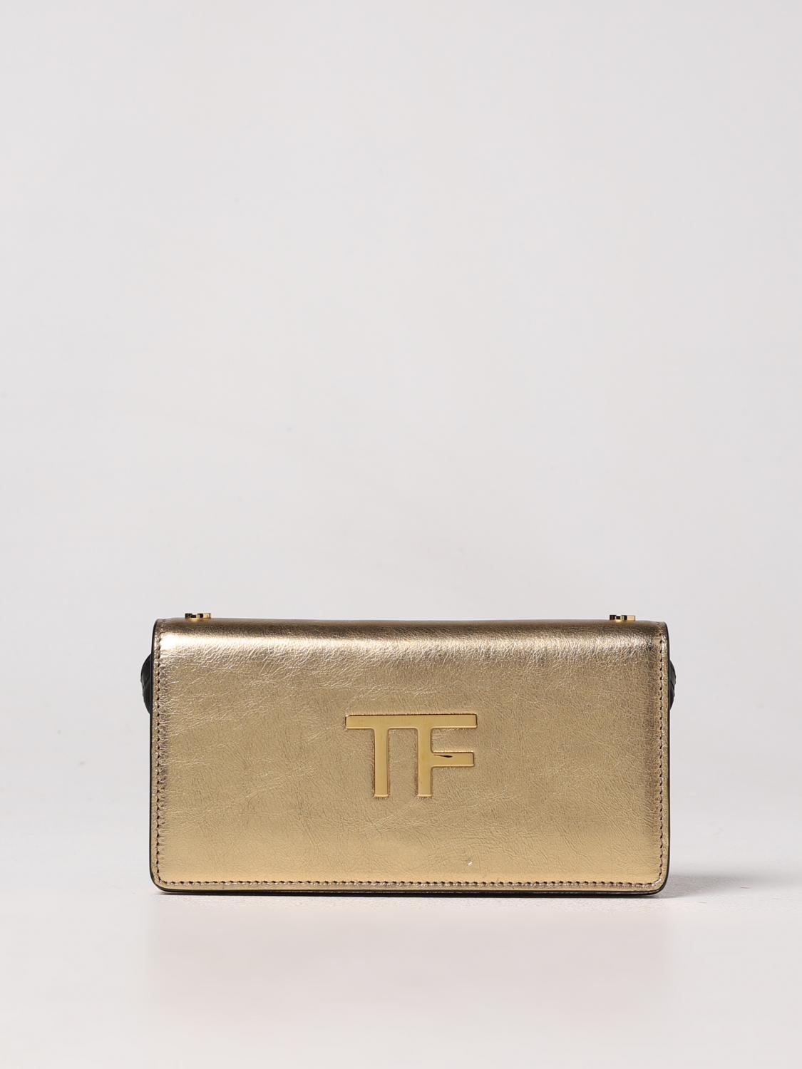 TOM FORD MINI BOLSO: Bolso de hombro mujer Tom Ford, Oro - Img 1