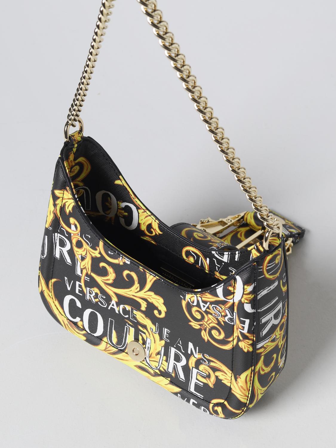 Versace Jeans Couture bag with all-over Baroque print - Black Versace Jeans Couture bag with all-over Baroque print - Black