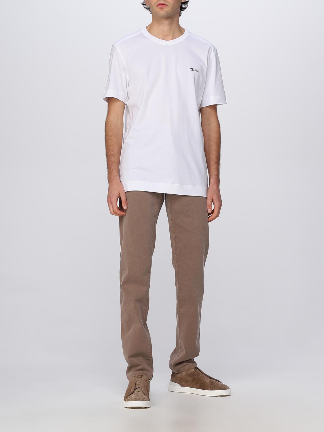 ZEGNA T-SHIRT: T-shirt men Zegna, White - Img 2