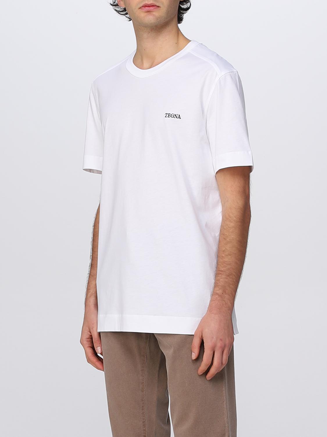ZEGNA：Tシャツ メンズ - ホワイト | GIGLIO.COMオンラインの