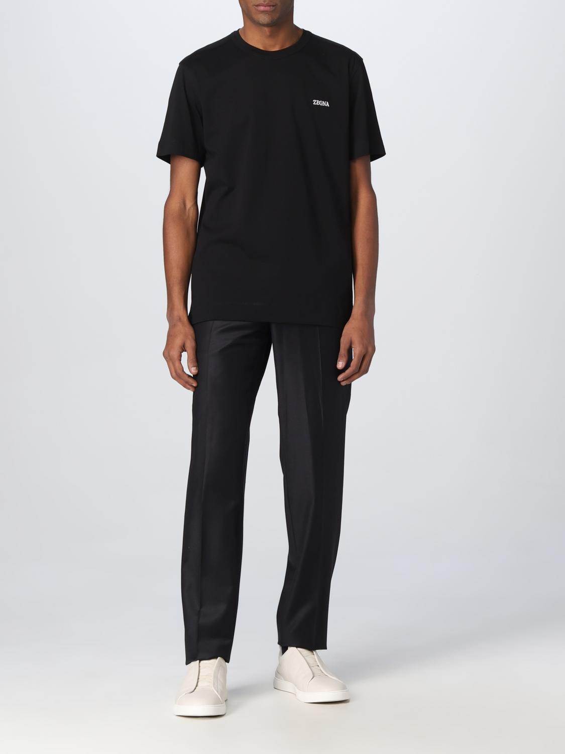 ZEGNA T-SHIRT: T-shirt men Zegna, Black - Img 2