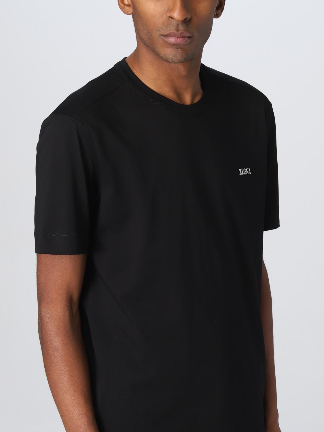 ZEGNA T-SHIRT: T-shirt men Zegna, Black - Img 5